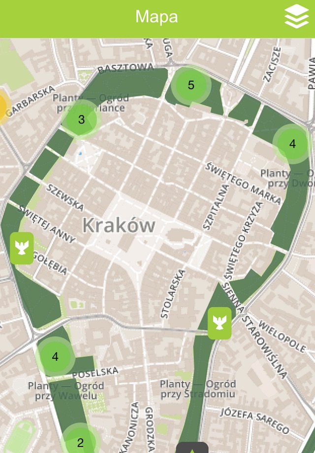 Kraków w zieleni screenshot 2