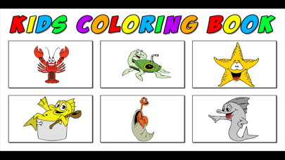 How to cancel & delete lobster and friend - lobster games Learning coloring Book for Kids from iphone & ipad 2