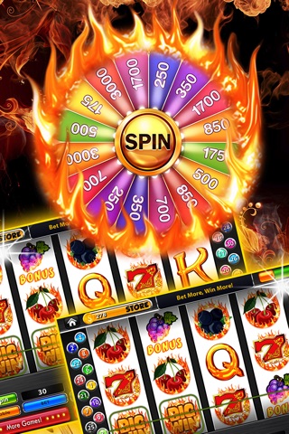Inferno 7's Slot Jackpot - Huge Free Progressive 5-Reel Win Machines Pokies Casino Game screenshot 3