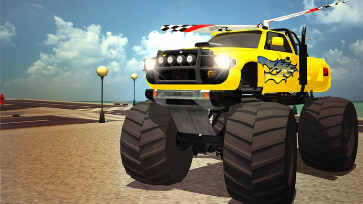 Flying Transformer Monster Truck Action Stunt screenshot-3