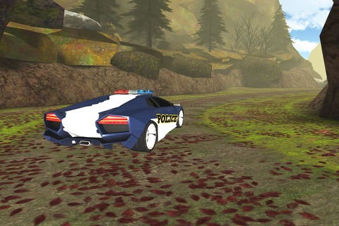 3D Off-Road Police Car Racing  - eXtreme Dirt Road Wanted Pursuit Game screenshot 4
