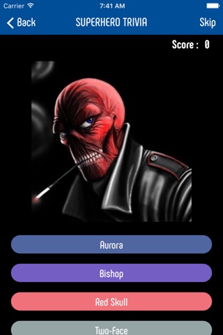 Best Super Heros Trivia - Free and Unique Guessing game and Trivia Of Superheros screenshot 2