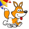 Icon Funny Animals - Coloring Book for Little Boys, Little Girls and Kids - Free Game