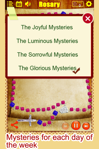 Rosary Deluxe for iPhone/iPad (The Holy Rosary) screenshot 2