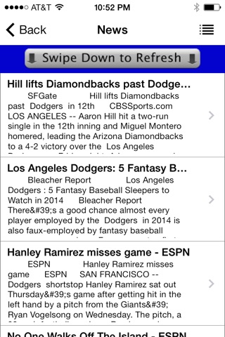 Los Angeles Baseball - a Dodgers News App LA screenshot 3