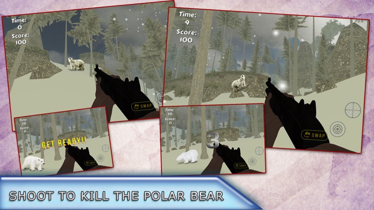 Polar Bear Attack Hunter 2016 - Shoot to Kill Artick Wild Animal - Survival mission screenshot-3