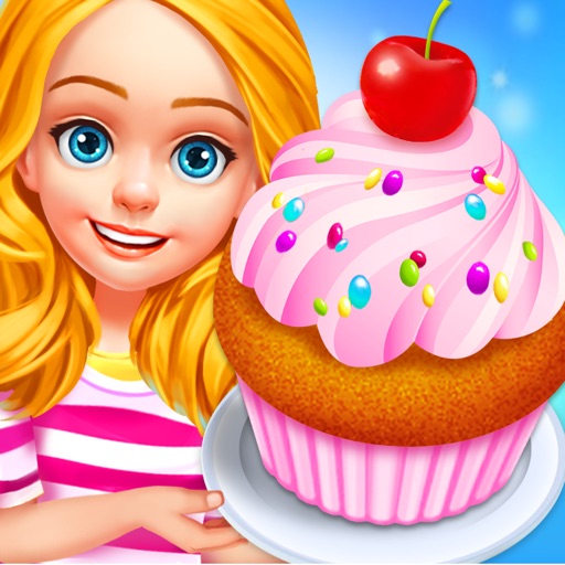 Kids Cupcake Shop - Dessert Maker Salon Icon