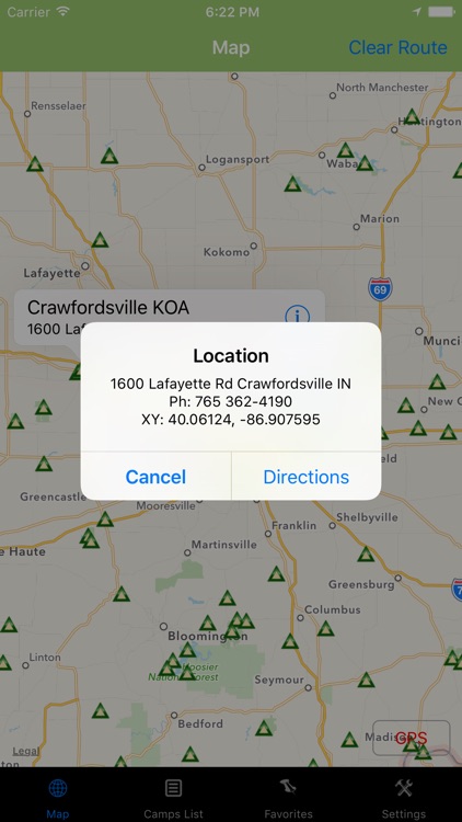 Indiana – Camping & RV spots screenshot-3