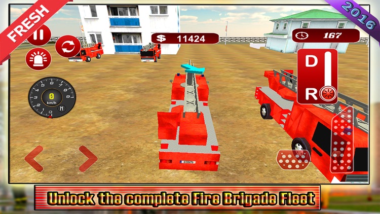 Fire Truck Driving 2016 Adventure – Real Firefighter Simulator with Emergency Parking and Fire Brigade Sirens