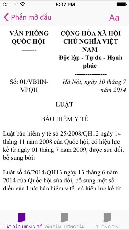 Luật Bảo Hiểm Y Tế 2008