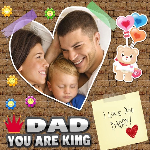 Happy Father's Day Photo Collage icon