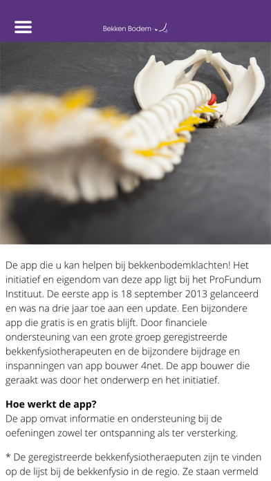 Screenshot #1 pour Bekkenbodem