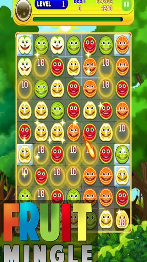 Fruit Mingle - Free Match 3 Fruits Puzzl