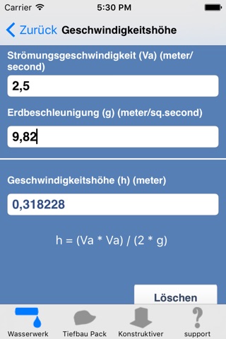 Waterworks Calculations screenshot 2