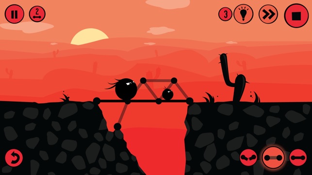 Fat Dots Bridge Builder - Two Dots on The Dangerous Journey(圖4)-速報App