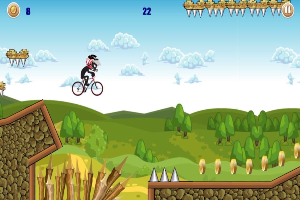 BMX Stickman Race - eXtreme Freestyle Racing & Crazy Stunts Games screenshot 2