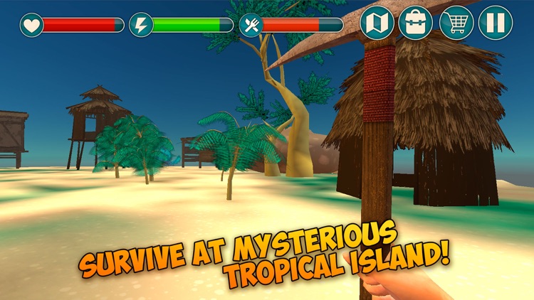 Pixel Tropical Island Survival 3D