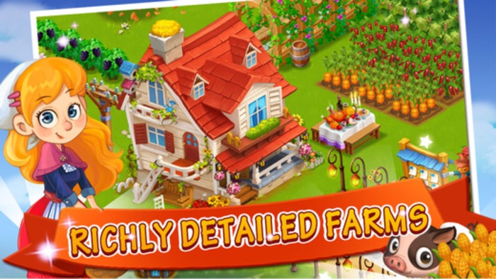 Crazy Farm Harvest - Virtual Town Village Saga