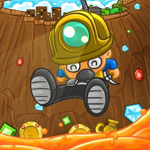 洞穴寻宝探险-矿工不慎掉落,帮助他在矿井里生存吧！ icon