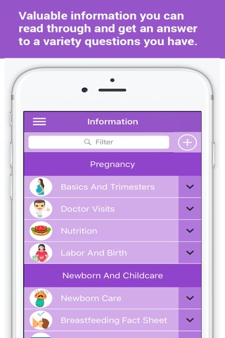 Pregnancy Countdown – Weekly Fetus & Mother Development plus Tips, Information and Checklists screenshot 4