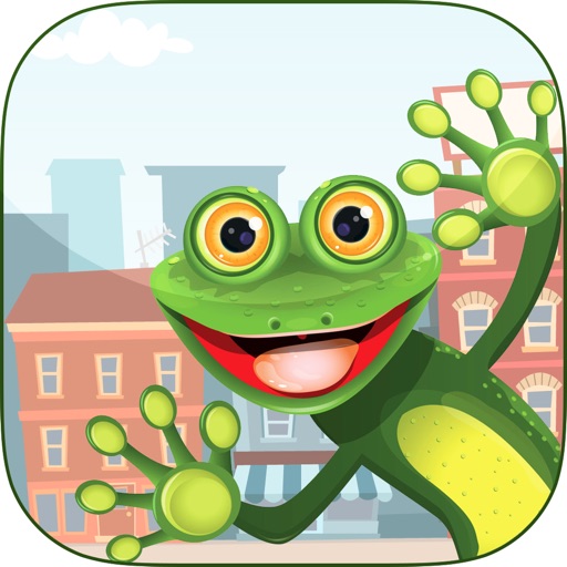 Jumper Frog In City Icon