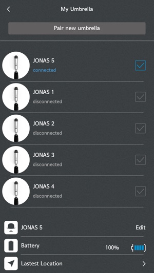 OPUS ONE SMART UMBRELLA JONAS(圖3)-速報App