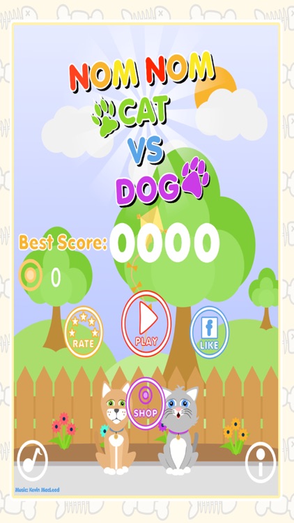 Nom Nom Cat Vs Dog - Feed The Hungry Pets! screenshot-3