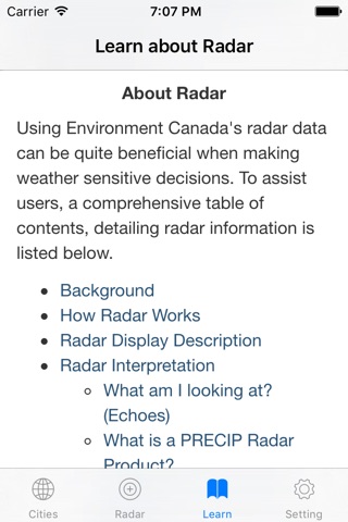 Radar Eh - Canada radar & alerts app using Environment Canada radar data screenshot 4