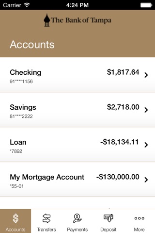 The Bank of Tampa Mobile screenshot 3