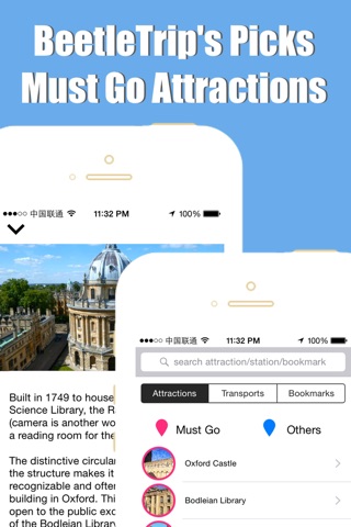 Oxford travel guide with offline map and London tube metro transit by BeetleTrip screenshot 4