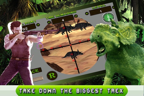 2016 Dinosaur Hunt Park 3D - Reloaded Dino World Safari Hunting Season Games screenshot 3