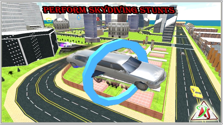 Flying Limo City 2016 Simulator – Future Limousine Parking with Air Plane Driving Controls screenshot-3