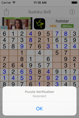Sudoku 9x9 Game screenshot 3
