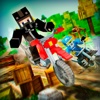 Motocross Stunt Bike Racing Game in a Blocky World