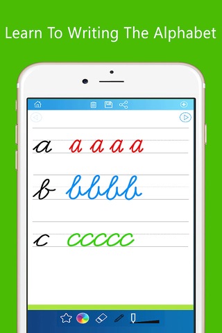 Handwriting Worksheets Learn To Color And Write ABC Alphabet In Script And Cursive screenshot 2