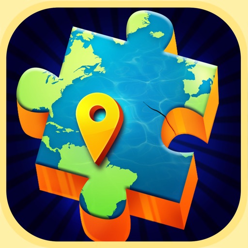 World Map Jigsaw Puzzle for Kids and Adults – Learning Game & Addictive Brain Teaser for Improving Memory icon
