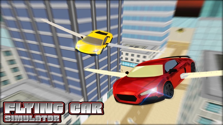 Flying Car Sim 3D screenshot-4