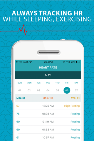 HeartStats For Data collected From Watch & other wearables screenshot 2
