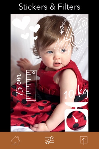 470 Stickers & Filters | Pregnancy & Baby milestone photos screenshot 2