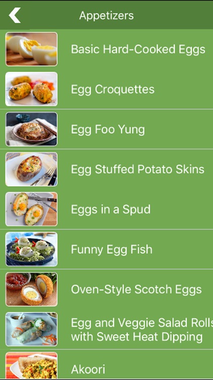 Variety Of Egg Recipes & Foods
