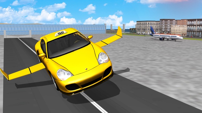 Taxi Car Flying Simulator(圖2)-速報App