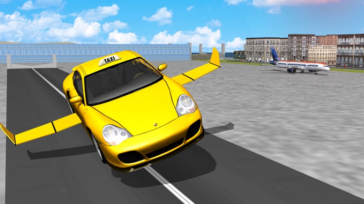 Taxi Car Flying Simulator