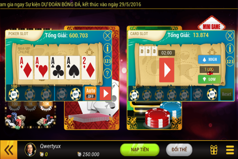 Xóc Đĩa Đổi Thẻ screenshot 2