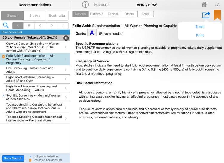 AHRQ ePSS for iPad