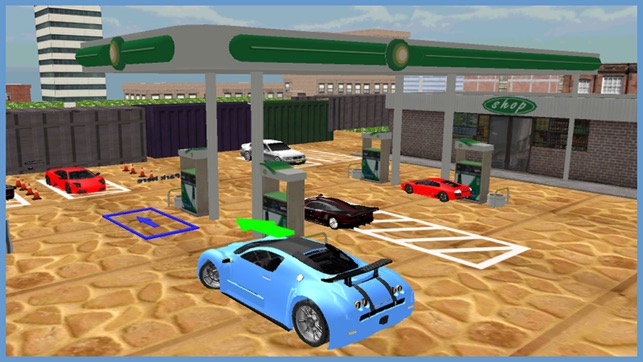 Gas Station Car Parking Simulator 2016 – New Free Crazy Patr(圖2)-速報App