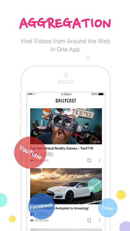 DailyCast - Aggregate Hot New Videos