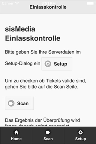 sisMedia Einlasskontrolle screenshot 2
