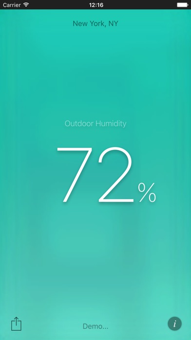 Humidity App screenshot1