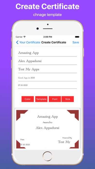 How to cancel & delete Create Your Own Certificate Pro from iphone & ipad 3