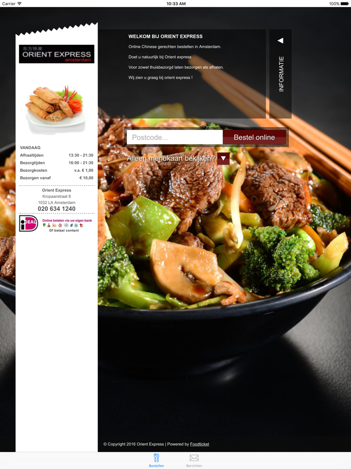 Orient Express Amsterdam